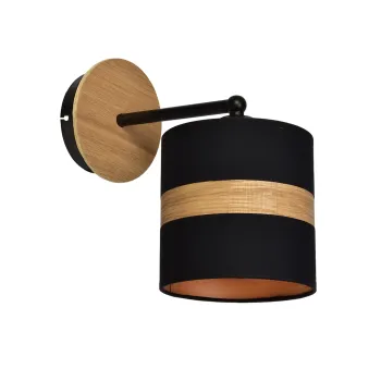 Milagro Terra fekete-barna fali lámpa (MIL-MLP6289) E27 1 izzós IP20