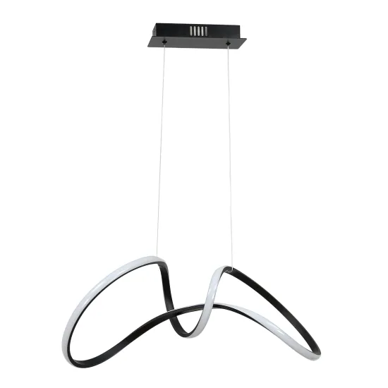 Milagro Tesoro fekete LED függesztett lámpa (MIL-ML7951) LED 1 izzós IP20