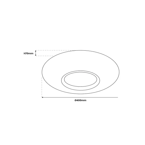 Milagro Tokyo arany-fehér távirányítós LED mennyezeti lámpa (MIL-ML7908) LED 1 izzós IP20