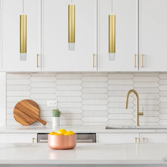 Milagro Tubi sárga függesztett lámpa (MIL-ML8876) GU10 1 izzós IP20