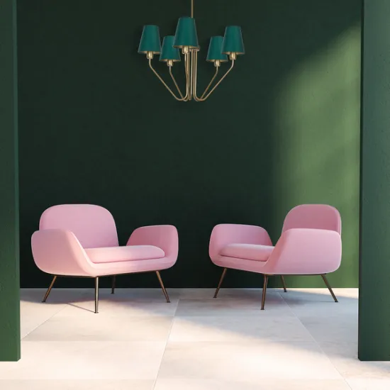 Milagro Victoria arany-zöld csillár (MIL-MLP4908) E27 5 izzós IP20