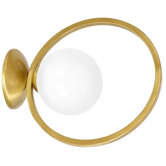 Milagro Vienna arany-fehér fali lámpa (MIL-MLP5572) E14 1 izzós IP20