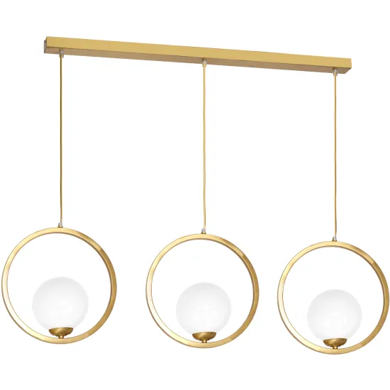 Milagro Vienna arany-fehér függesztett lámpa (MIL-MLP5574) E14 3 izzós IP20