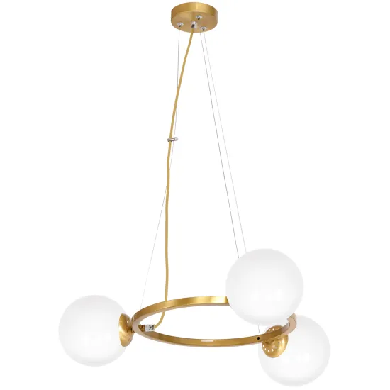 Milagro Vienna arany-fehér függesztett lámpa (MIL-MLP5576) E14 3 izzós IP20