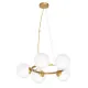 Milagro Vienna arany-fehér függesztett lámpa (MIL-MLP5577) E14 5 izzós IP20