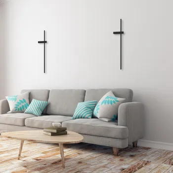 Milagro Vision fekete LED fali lámpa  (MIL-ML1008) LED 1 izzós IP20