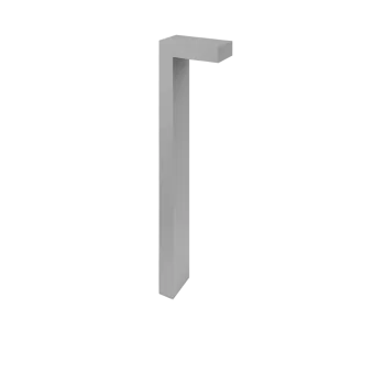 Norlys Asker matt króm LED kültéri állólámpa (NO-5124AL) LED 1 izzós IP65