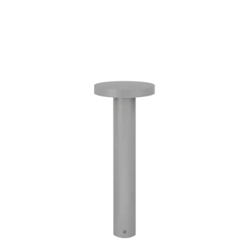 Norlys Borg matt króm LED kültéri állólámpa (NO-6170AL) LED 1 izzós IP65