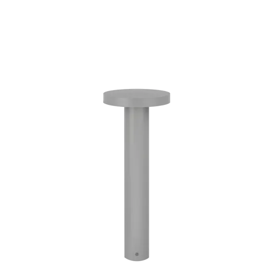 Norlys Borg matt króm LED kültéri állólámpa (NO-6170AL) LED 1 izzós IP65