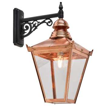 Norlys Chelsea réz-fekete kültéri falikar (NO-964CO) E27 1 izzós IP44