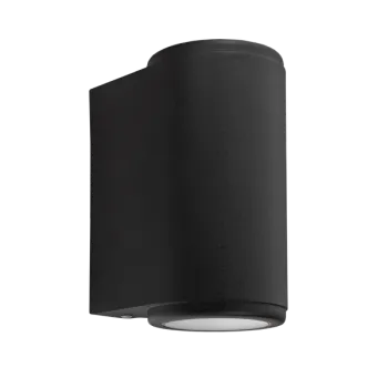 Norlys Mandal fekete kültéri fali lámpa (NO-1370B) GU10 2 izzós IP44