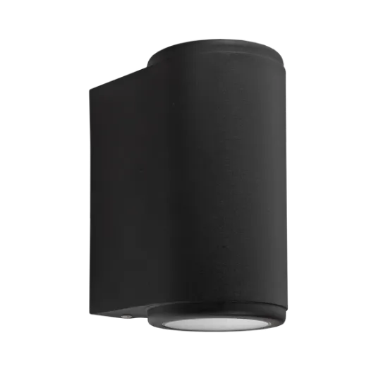 Norlys Mandal fekete kültéri fali lámpa (NO-1370B) GU10 2 izzós IP44