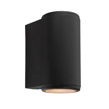 Norlys Mandal fekete kültéri fali lámpa (NO-1371B) GU10 2 izzós IP44