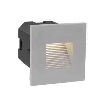 Norlys Namsos matt króm falba építhető LED kültéri lámpa (NO-1340AL) LED 1 izzós IP65