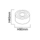 Orlicki Design Rullo Gold Mini IP44 arany LED mennyezeti lámpa (OR-OR85303) LED 1 izzós IP44