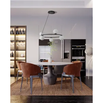 Sigma Gama Kolo fekete-fehér függesztett lámpa (SIG-33383) G9 5 izzós IP20