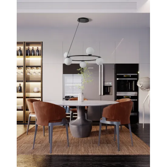 Sigma Gama Kolo fekete-fehér függesztett lámpa (SIG-33383) G9 5 izzós IP20