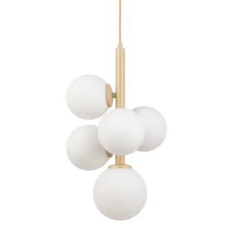 Sigma Perla arany-fehér függesztett lámpa (SIG-33607) G9 5 izzós IP20