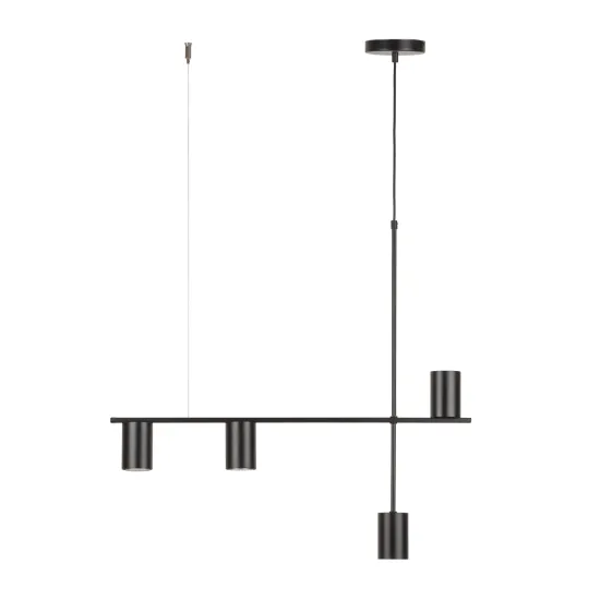 Sigma Vendo fekete függesztett lámpa (SIG-33689) GU10 4 izzós IP20