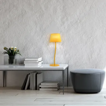 TK Lighting Nicola sárga asztali lámpa (TK-6641) E27 1 izzós IP20