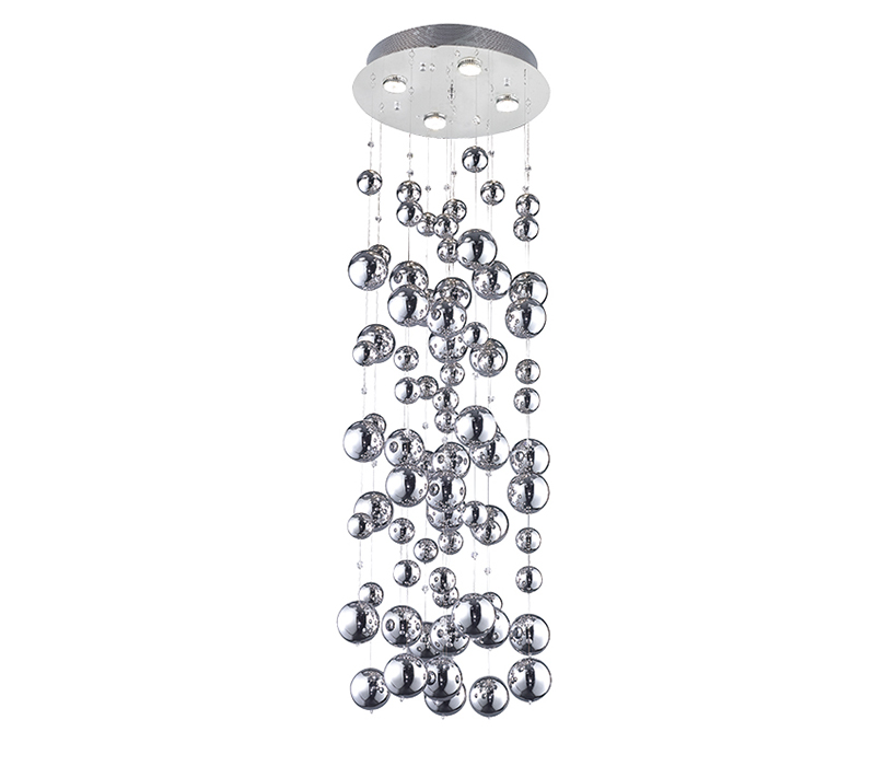 Azzardo Rain króm mennyezeti lámpa (AZ-0270) GU10 4 izzós IP20