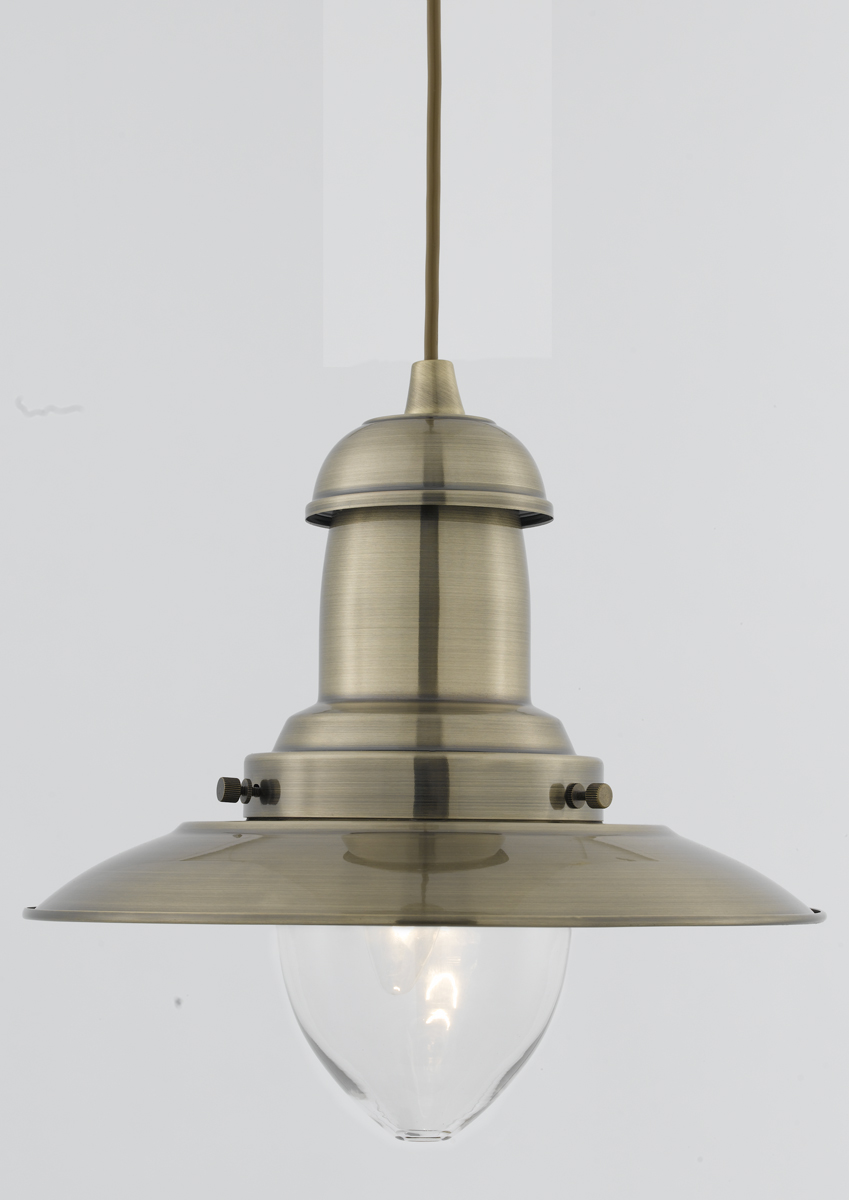 Searchlight Fisherman réz függesztett lámpa (SL-4301AB) E27 1 izzós
