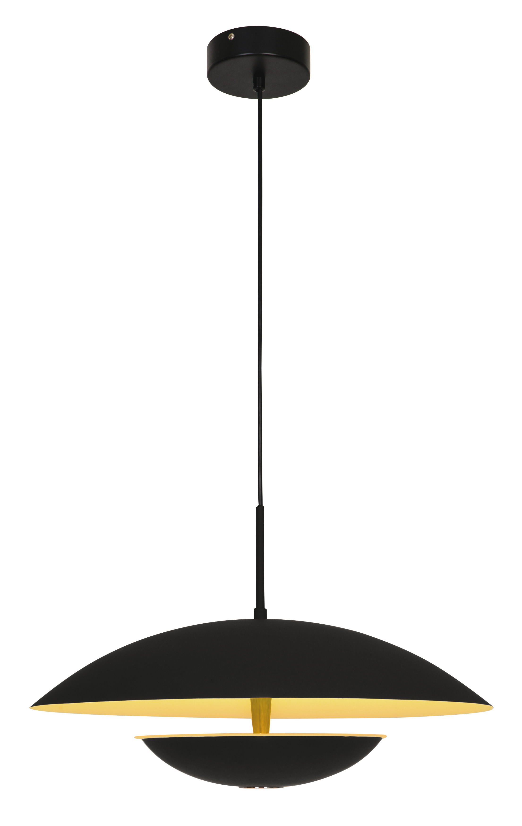 Viokef Monica fekete LED függesztett lámpa (VIO-4242200) LED 1 izzós IP20