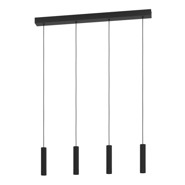 Eglo Almudaina fekete LED függesztett lámpa (EG-900906) LED 4 izzós IP20