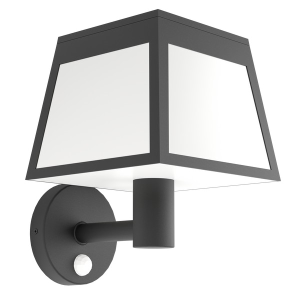 Eglo Altilia fekete LED napelemes kültéri falikar (EG-901073) SOLAR-LED 1 izzós IP44