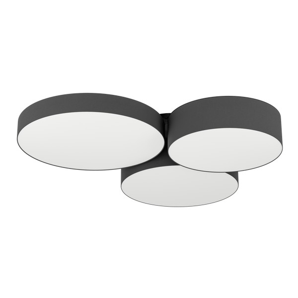 Eglo Barbano-Z fekete LED mennyezeti lámpa (EG-900853) LED 3 izzós IP20 Eglo Barbano-Z fekete LED mennyezeti lámpa (EG-900853) LED 3 izzós IP20