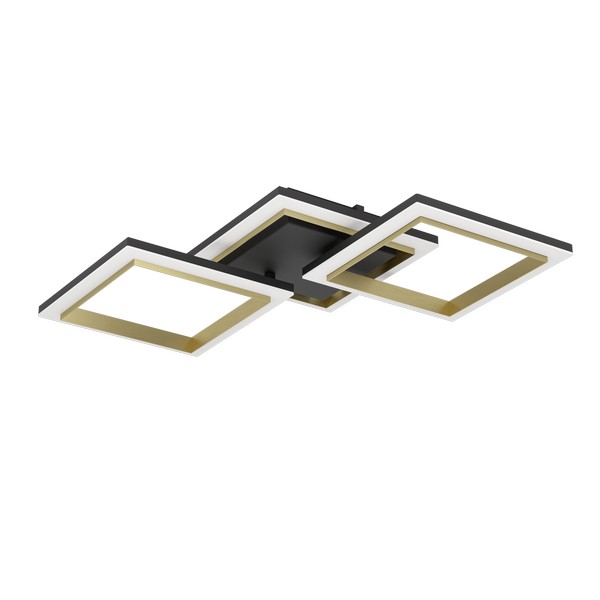 Eglo Calliera fekete-sárgaréz LED mennyezeti lámpa (EG-901222) LED 1 izzós IP20 Eglo Calliera fekete-sárgaréz LED mennyezeti lámpa (EG-901222) LED 1 izzós IP20