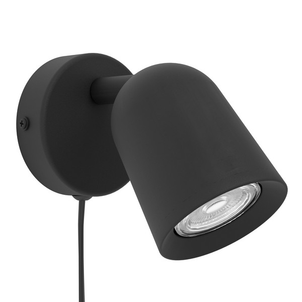 Eglo Camaldoli fekete fali spotlámpa (EG-901952) GU10 1 izzós IP20 Eglo Camaldoli fekete fali spotlámpa (EG-901952) GU10 1 izzós IP20