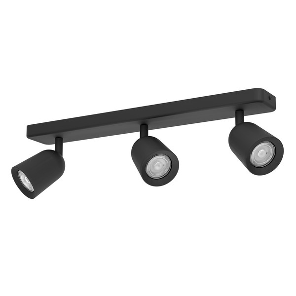 Eglo Camaldoli fekete mennyezeti spotlámpa (EG-901954) GU10 3 izzós IP20 Eglo Camaldoli fekete mennyezeti spotlámpa (EG-901954) GU10 3 izzós IP20