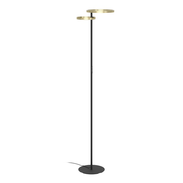 Eglo Castelpoto 1 sárgaréz-fekete LED állólámpa (EG-901975) LED 2 izzós IP20