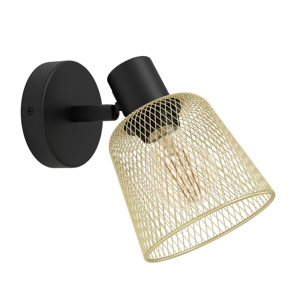 Eglo Coslada fekete fali spotlámpa (EG-900693) E27 1 izzós IP20 Eglo Coslada fekete fali spotlámpa (EG-900693) E27 1 izzós IP20