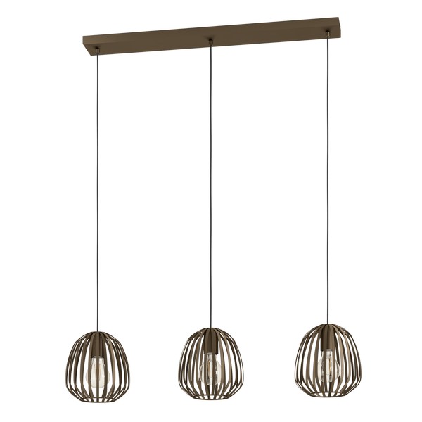 Eglo Espinal bronz függesztett lámpa (EG-901098) E27 3 izzós IP20