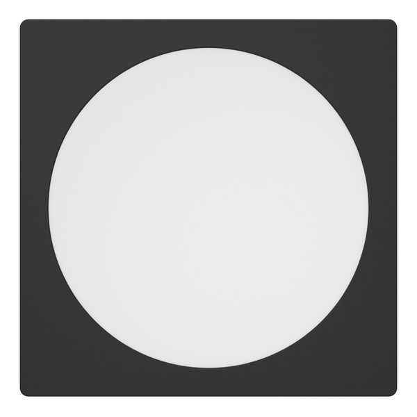 Eglo Fueva 6 fekete LED mennyezetbe építhető lámpa (EG-901393) LED 1 izzós IP20