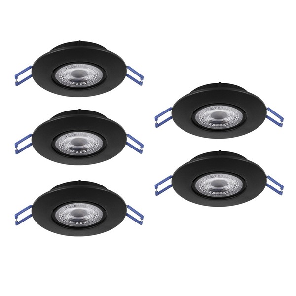Eglo Gedrez fekete LED mennyezetbe építhető lámpa szett (EG-300189) LED 5 izzós IP20 Eglo Gedrez fekete LED mennyezetbe építhető lámpa szett (EG-300189) LED 5 izzós IP20