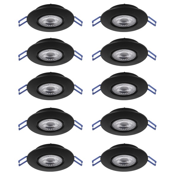 Eglo Gedrez fekete LED mennyezetbe építhető lámpa szett (EG-300192) LED 10 izzós IP20 Eglo Gedrez fekete LED mennyezetbe építhető lámpa szett (EG-300192) LED 10 izzós IP20