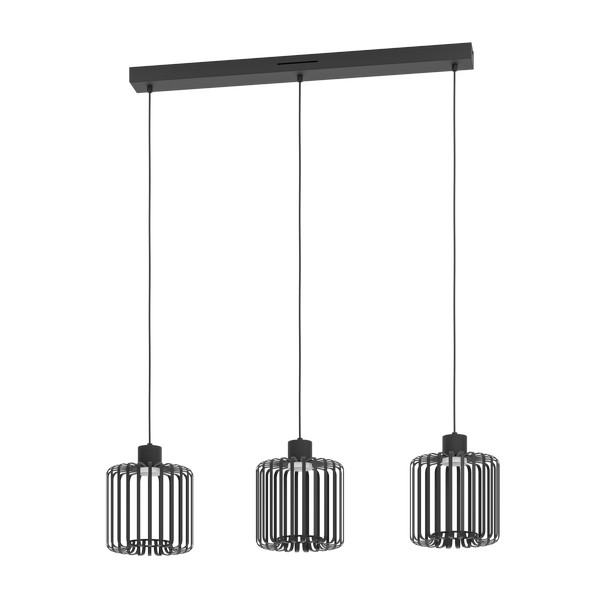 Eglo Ginestrone-Z fekete LED függesztett lámpa (EG-900724) LED 3 izzós IP20 Eglo Ginestrone-Z fekete LED függesztett lámpa (EG-900724) LED 3 izzós IP20