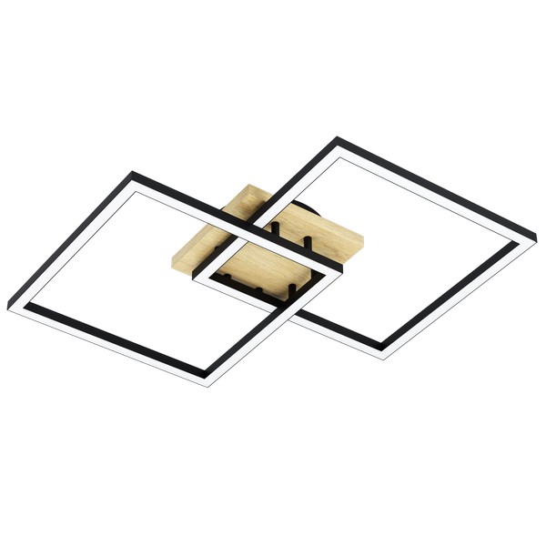 Eglo Lomaltas-Z fekete-barna LED mennyezeti lámpa (EG-901744) LED 4 izzós IP20 Eglo Lomaltas-Z fekete-barna LED mennyezeti lámpa (EG-901744) LED 4 izzós IP20