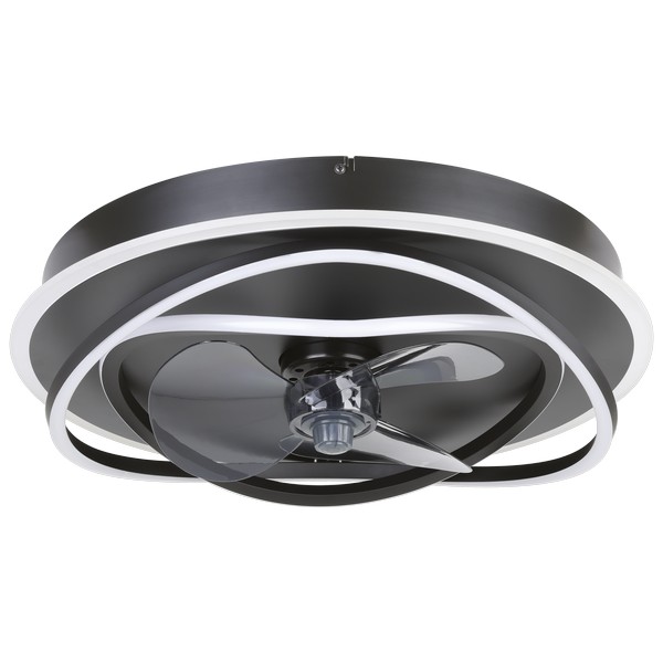 Eglo Namori fekete LED mennyezeti ventilátoros lámpa (EG-35146) LED 1 izzós IP20