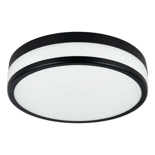 Eglo Palermo fekete-fehér fürdőszobai LED fali/mennyezeti lámpa (EG-900846) LED 3 izzós IP44 Eglo Palermo fekete-fehér fürdőszobai LED fali/mennyezeti lámpa (EG-900846) LED 3 izzós IP44