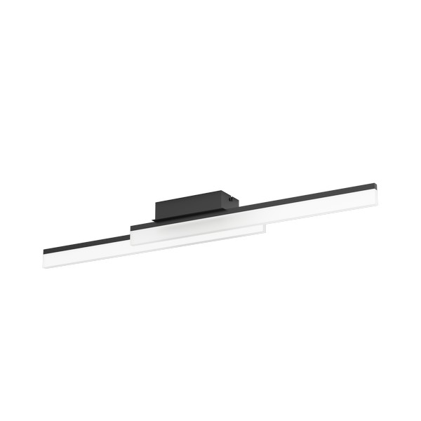 Eglo Palmital fekete fürdőszobai LED mennyezeti lámpa (EG-900844) LED 2 izzós IP44