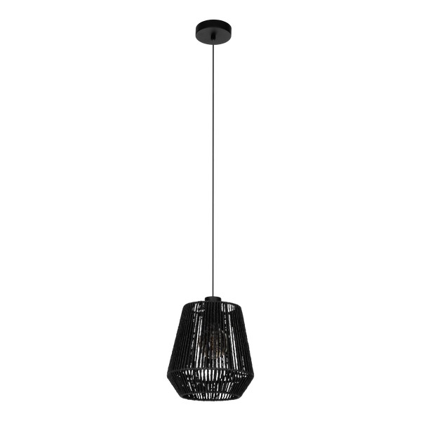 Eglo Persley fekete függesztett lámpa (EG-44105) E27 1 izzós IP20 Eglo Persley fekete függesztett lámpa (EG-44105) E27 1 izzós IP20