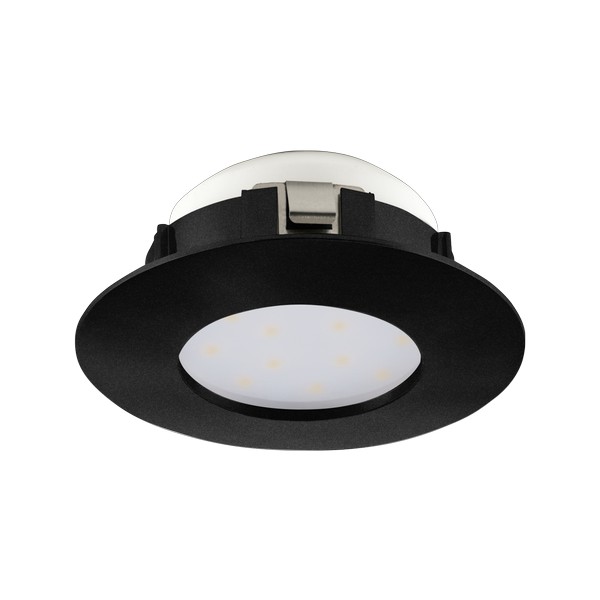 Eglo Pineda fekete fürdőszobai LED mennyezetbe építhető lámpa (EG-900743) LED 1 izzós IP20/44 Eglo Pineda fekete fürdőszobai LED mennyezetbe építhető lámpa (EG-900743) LED 1 izzós IP20/44