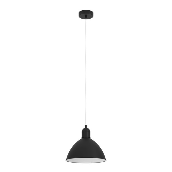 Eglo Priddy fekete-fehér függesztett lámpa (EG-43878) E27 1 izzós IP20 Eglo Priddy fekete-fehér függesztett lámpa (EG-43878) E27 1 izzós IP20
