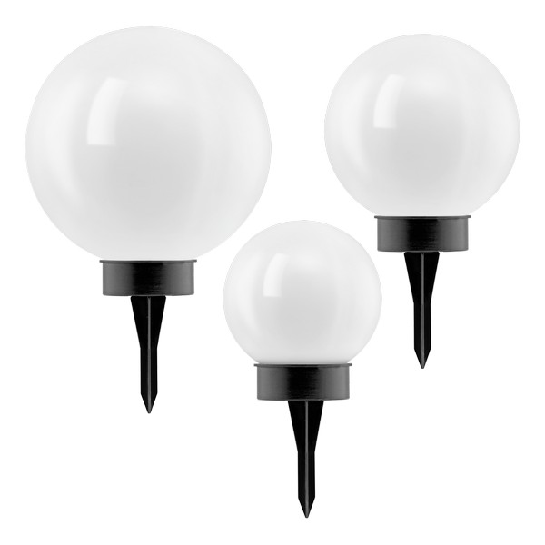Eglo Puglia fekete LED napelemes kültéri leszúrható lámpa szett (EG-48483) SOLAR-LED 2 izzós IP44