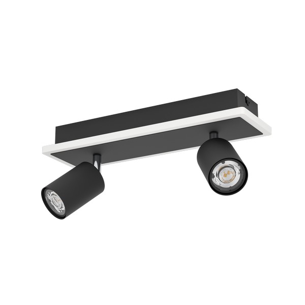 Eglo Rimbocchi 1 fekete-fehér LED mennyezeti spotlámpa (EG-901635) LED 1 izzós IP20 Eglo Rimbocchi 1 fekete-fehér LED mennyezeti spotlámpa (EG-901635) LED 1 izzós IP20