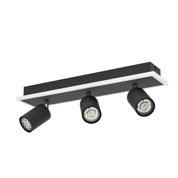Eglo Rimbocchi 1 fekete-fehér LED mennyezeti spotlámpa (EG-901636) LED 1 izzós IP20 Eglo Rimbocchi 1 fekete-fehér LED mennyezeti spotlámpa (EG-901636) LED 1 izzós IP20